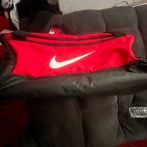 Red Large Nike duffel
